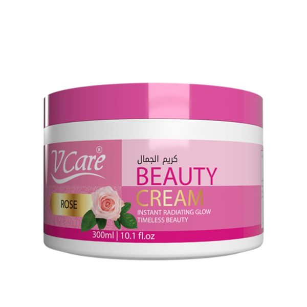 V Care Beauty Cream, Pink Rose, 300ml